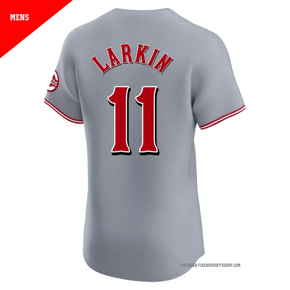 REDS メンズLARKIN 11 ユニフォーム Cincinnati Reds Larkin Button Down Jersey 11 – CAP USA NYC
