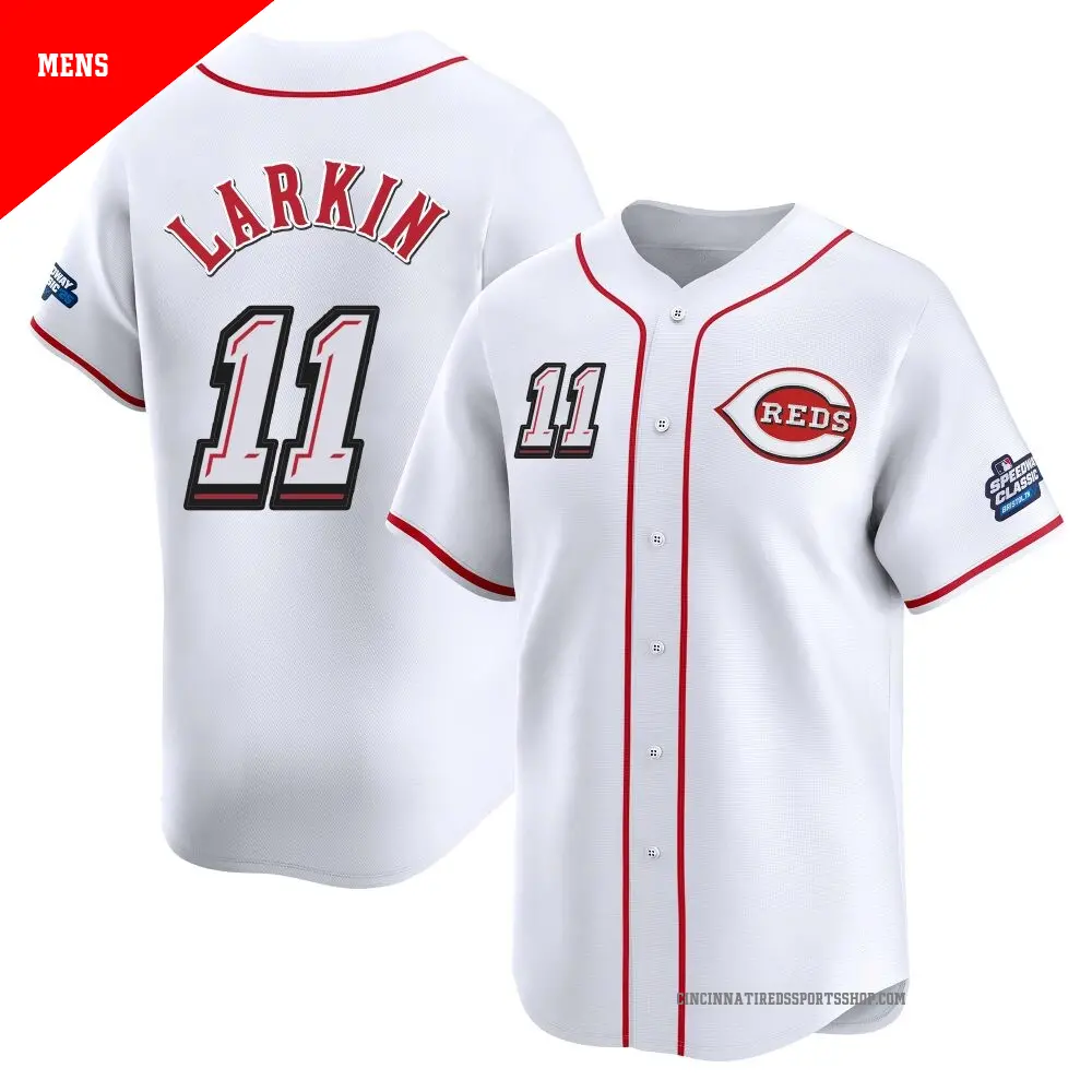 REDS メンズLARKIN 11 ユニフォーム Cincinnati Reds Larkin Button Down Jersey 11 – CAP USA NYC