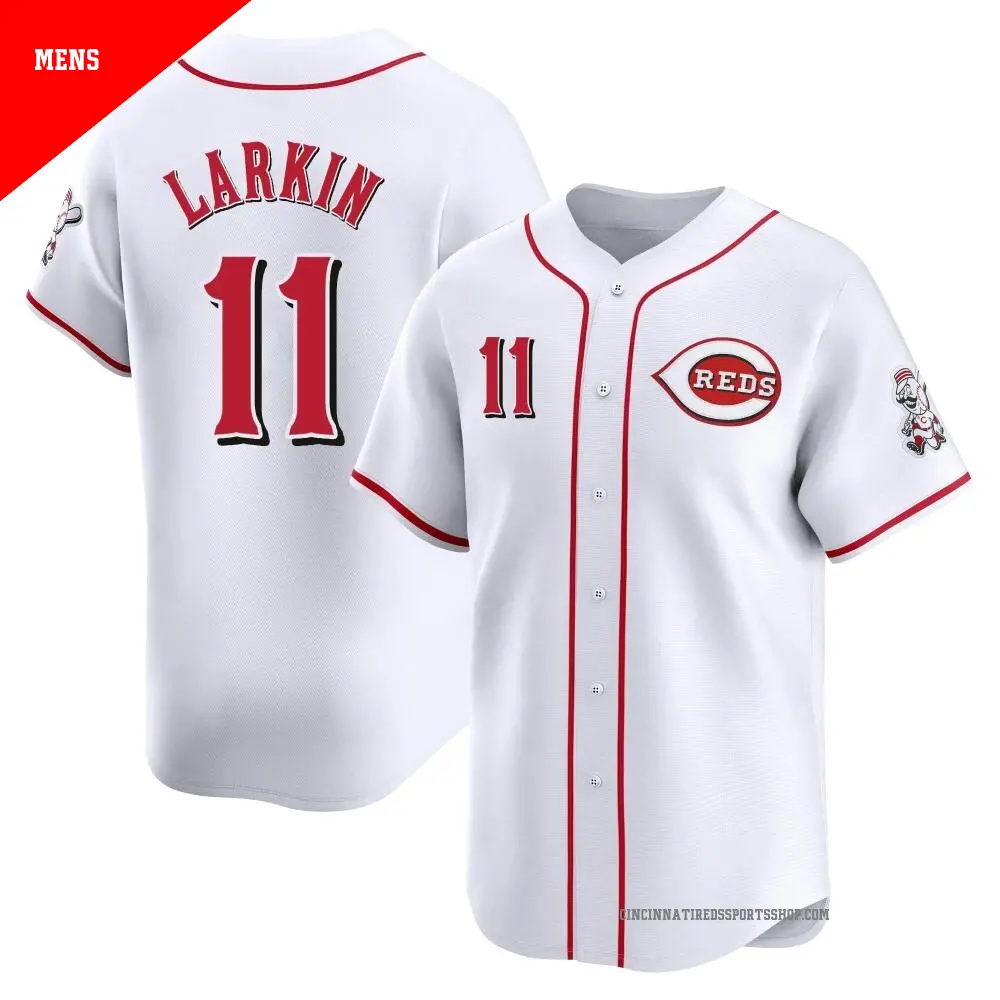 REDS メンズLARKIN 11 ユニフォーム Barry Larkin #11 Cincinnati Reds 2024 Nike Jersey Mens Sz