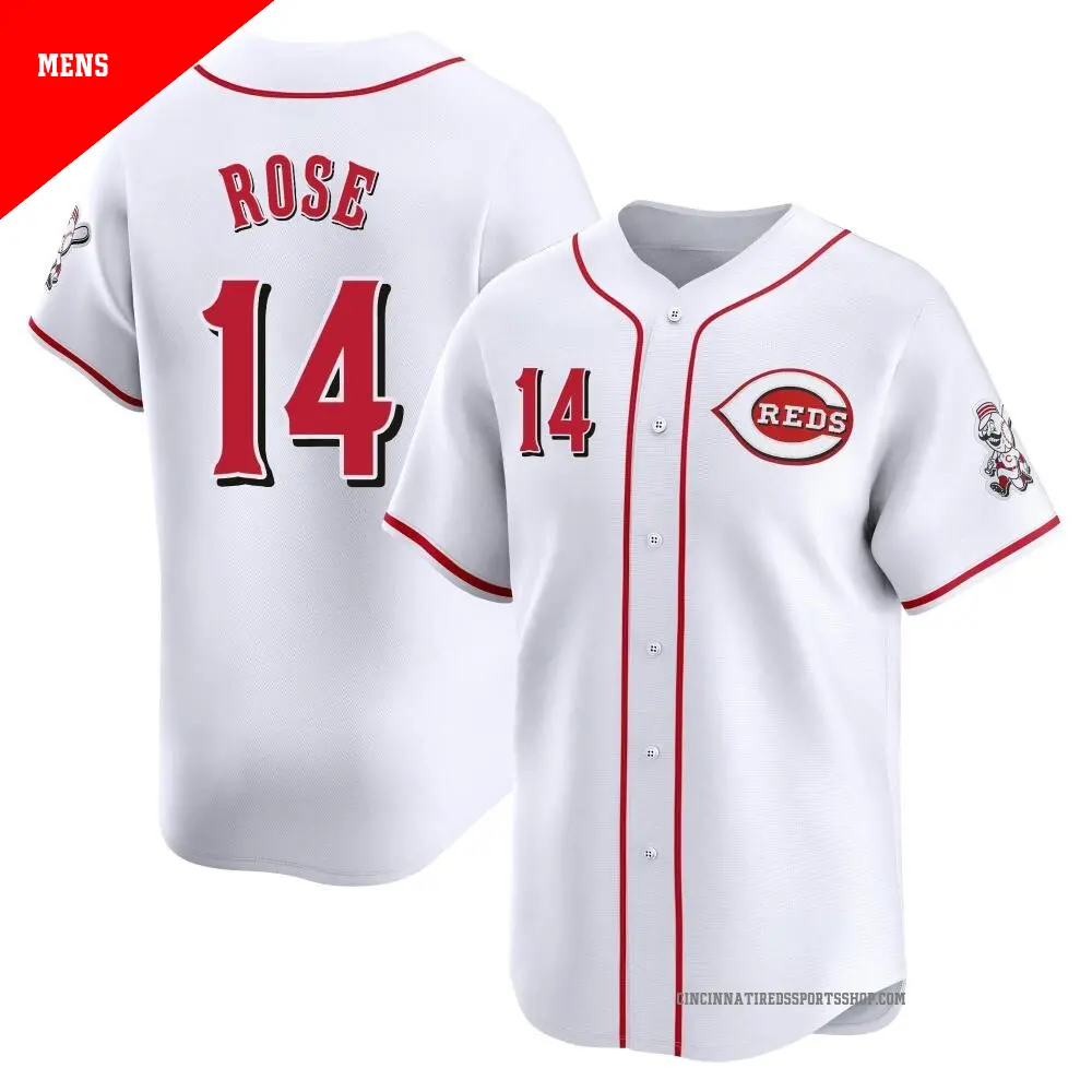 Majestic社製　Reds Pete Rose ユニフォーム　14 N.W.T. Pete Rose #14 Cincinnati Reds Red Mesh Retro Baseball