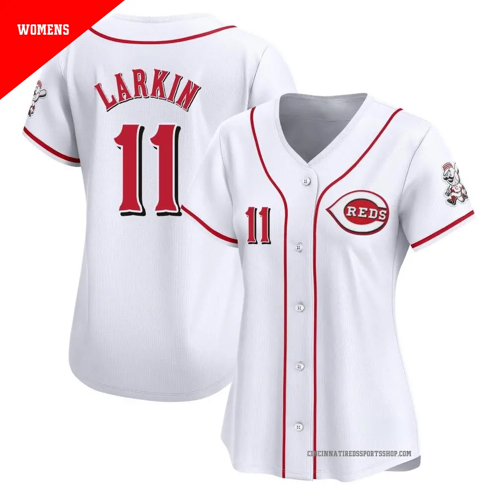 Nike Men's Cincinnati Reds Barry Larkin #11 White