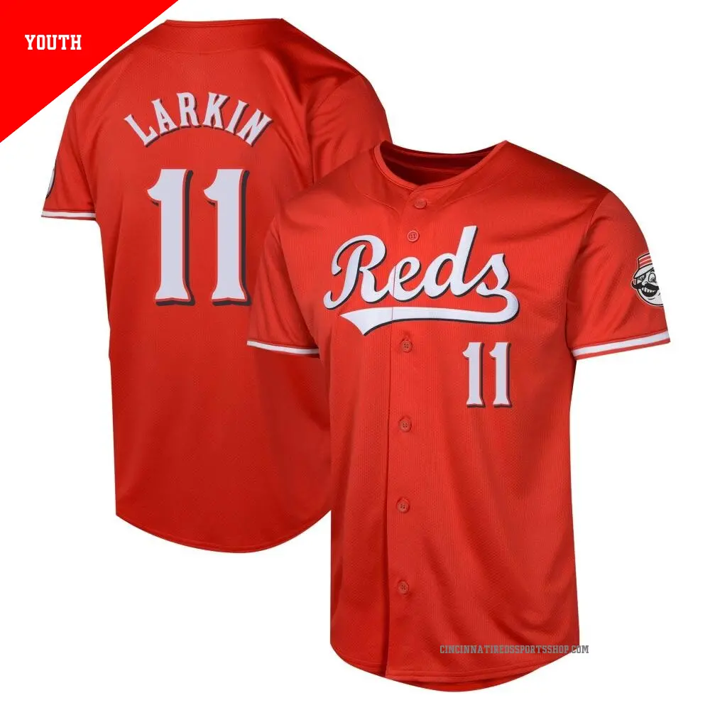 Barry Larkin #11 Cincinnati Reds 2024 Nike Jersey Mens Sz